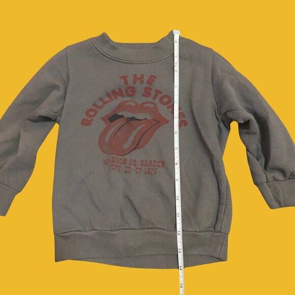 🎶 The Rolling Stones Toddler Sweatshirt – Vintage Rock Band Graphic Crewneck 3T - Picture 3 of 6